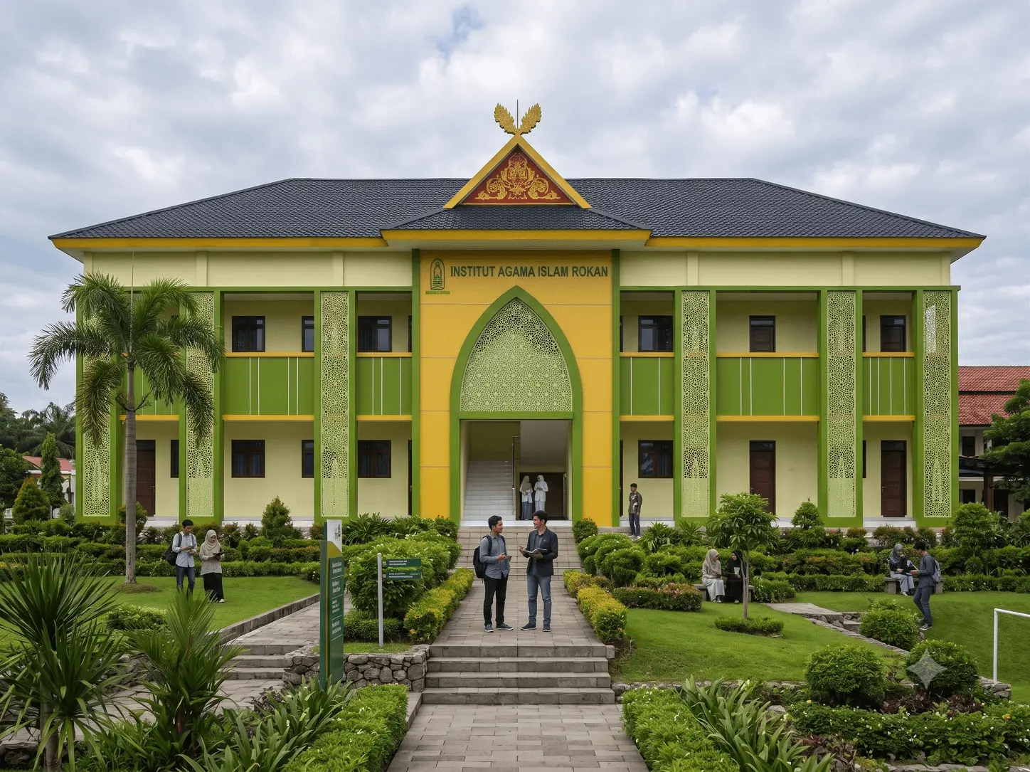 Gedung kampus Institut Agama Islam Rokan